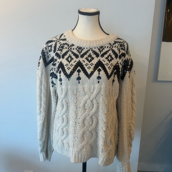 Oui Jacquard sweater - Picture 12 of 17